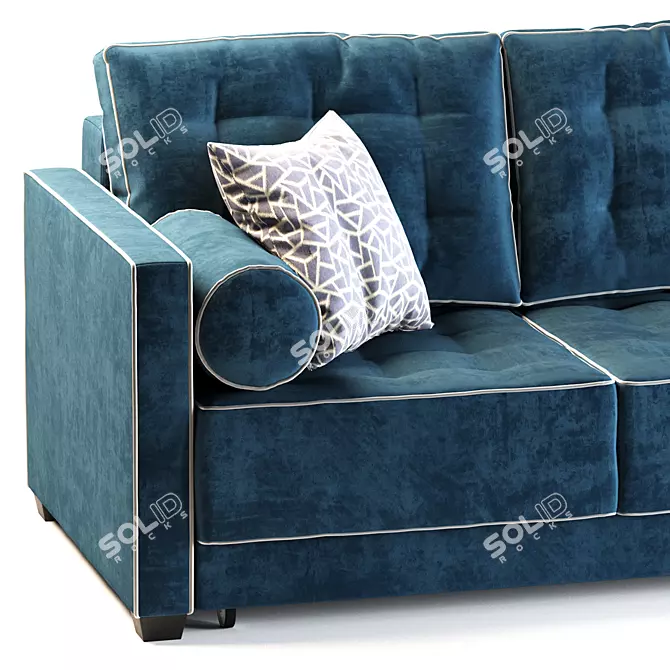 Luxurious Flexform Le Canapé Sofa 3D model image 2