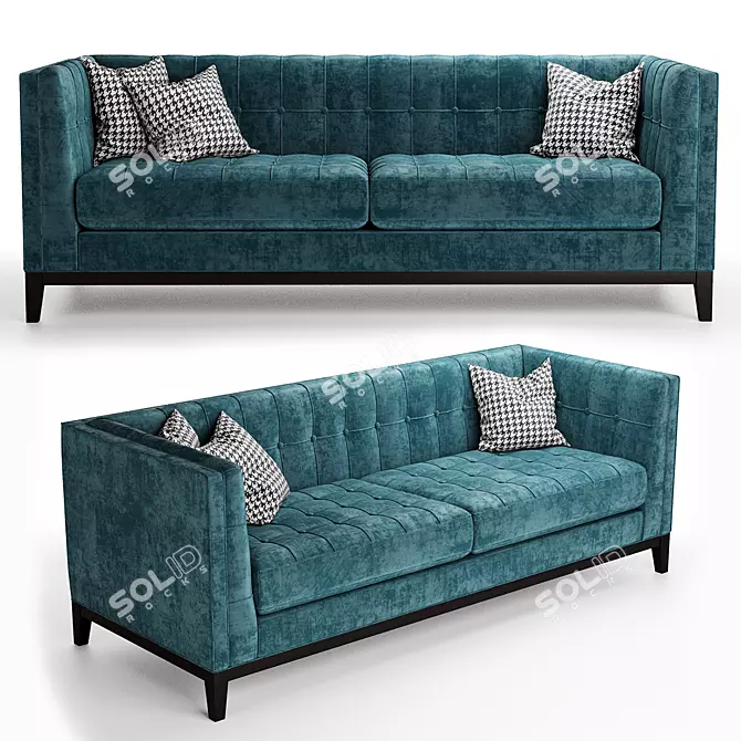 Elegant Bond Sofa: Modern Luxury 3D model image 1