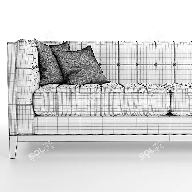 Elegant Bond Sofa: Modern Luxury 3D model image 3