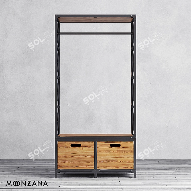 Moonzana Hanging Factor Shelf 3D model image 2