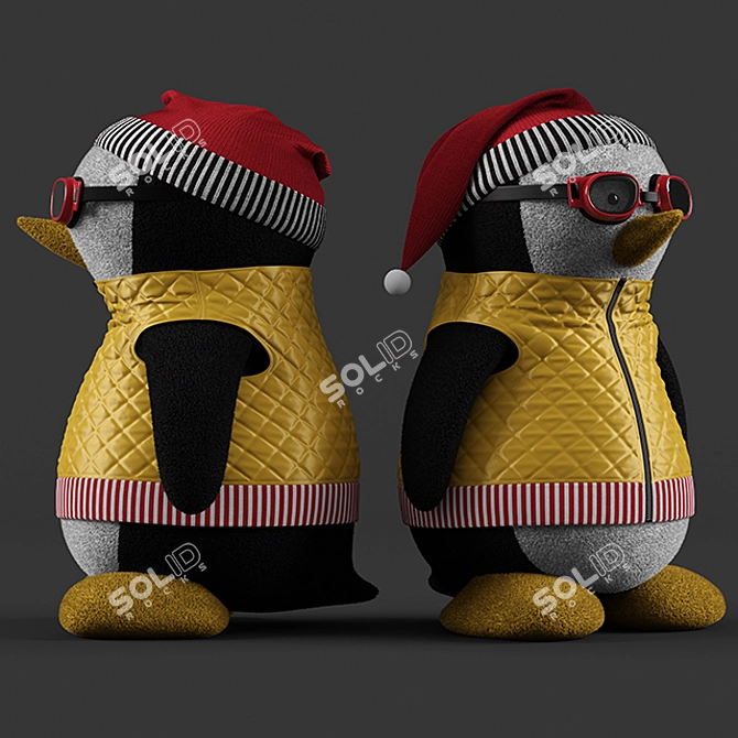 Cozy Fur-Enabled Hugsy: 18" Height, Modifiers Included 3D model image 2