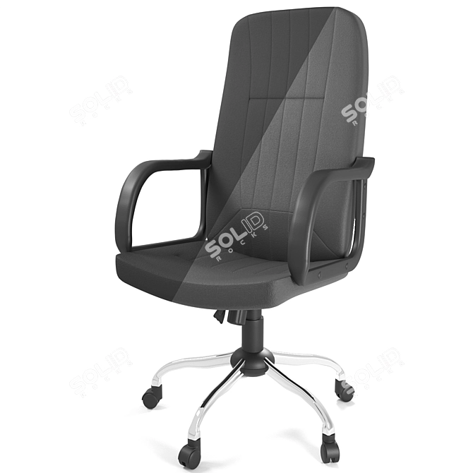 Modern Ergonomic Office Chair: RV-9309-1G 3D model image 1