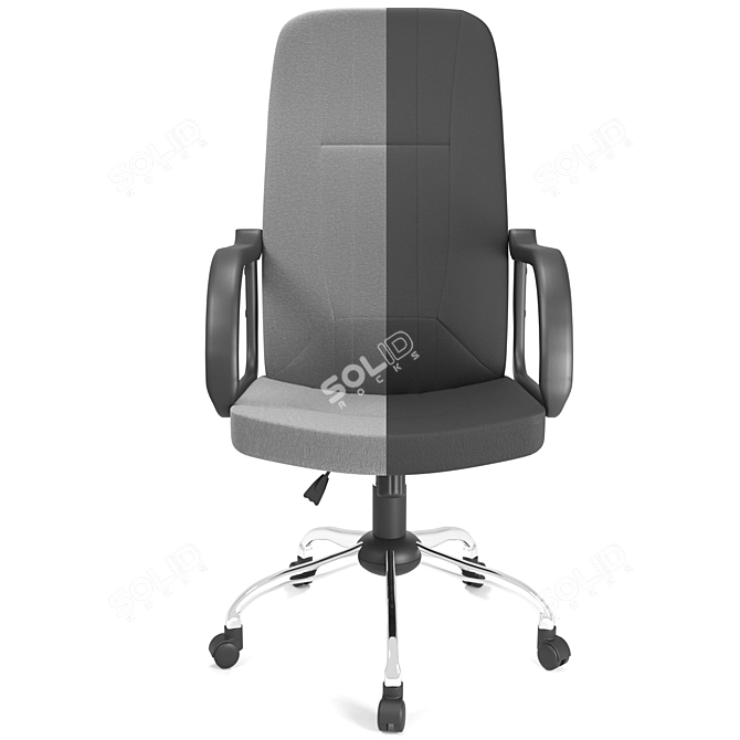 Modern Ergonomic Office Chair: RV-9309-1G 3D model image 2