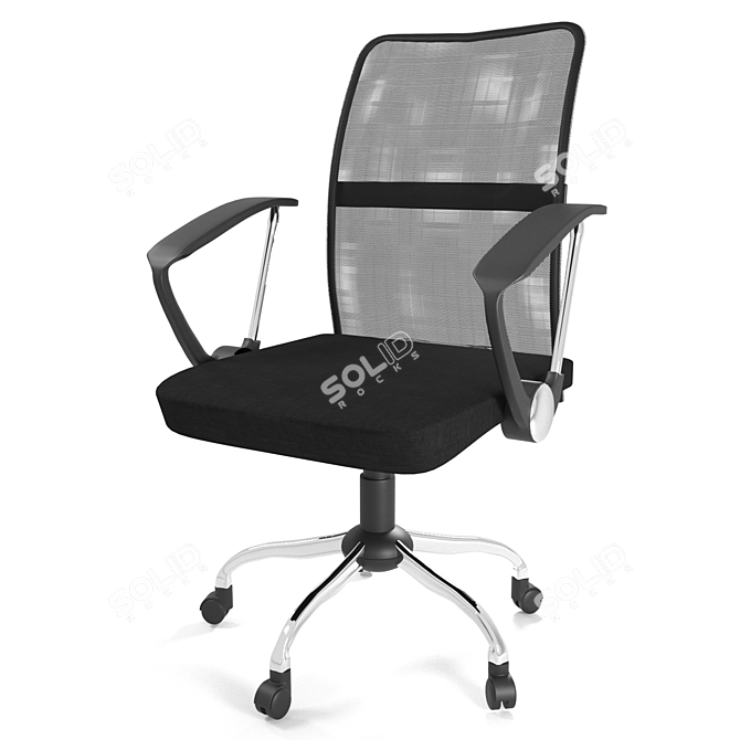 ErgoFlex Office Chair RV-8075 3D model image 1