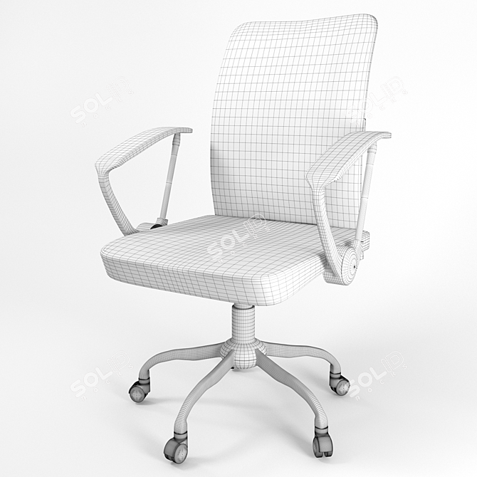 ErgoFlex Office Chair RV-8075 3D model image 3