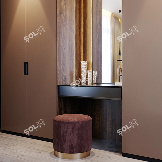 Modern Furniture Unit 3D model image 2