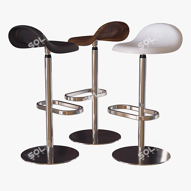 Gubi 3D Stool: Modern and Stylish 3D model image 2