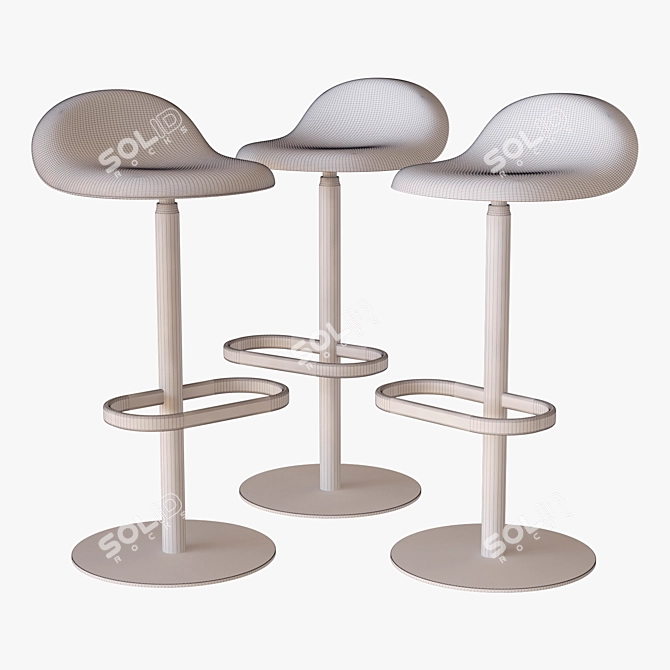 Gubi 3D Stool: Modern and Stylish 3D model image 3