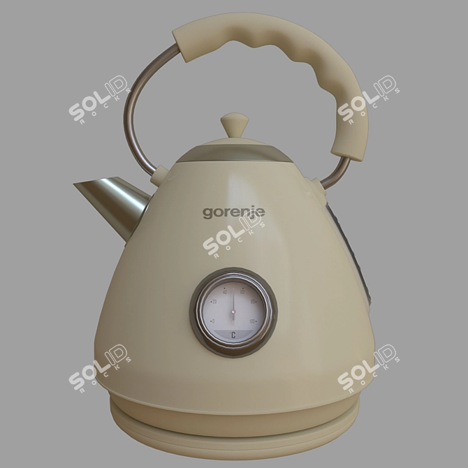 Gorenje K17CLI Electric Kettle: Fast Boiling, Stylish Design 3D model image 1