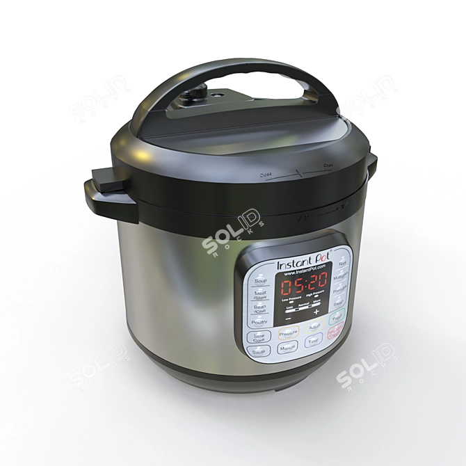 QuickCook Pressure Pot 3D model image 1