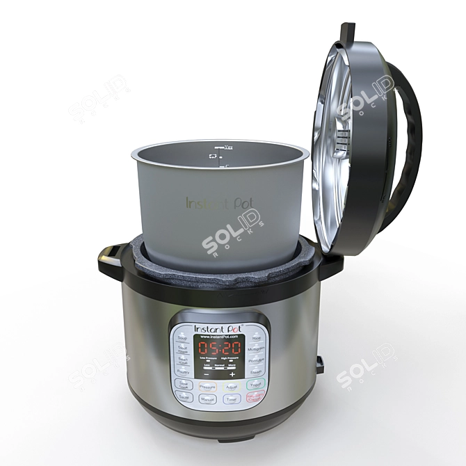 QuickCook Pressure Pot 3D model image 2