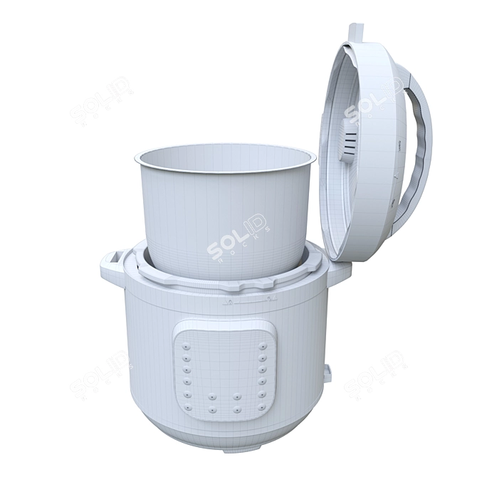 QuickCook Pressure Pot 3D model image 3