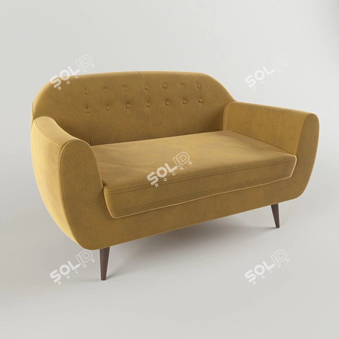 Rotterdam Sofa: Style Meets Comfort 3D model image 1