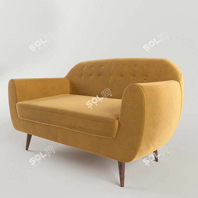 Rotterdam Sofa: Style Meets Comfort 3D model image 2