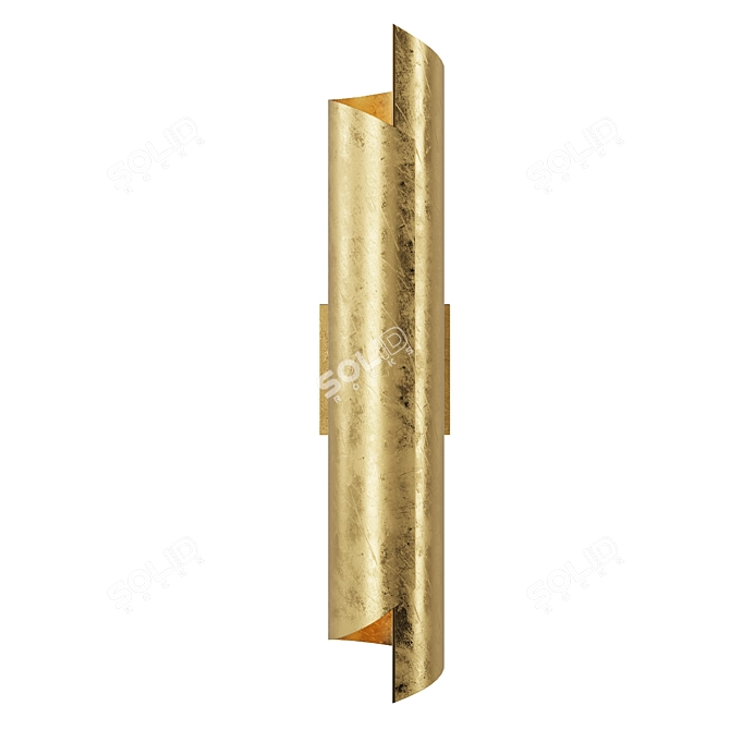 Elegant Brass Sconce at Pikartlights! 3D model image 5