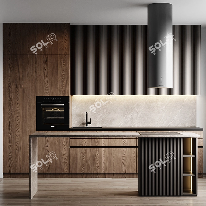 Sleek Kitchen Essentials Bundle 3D model image 1