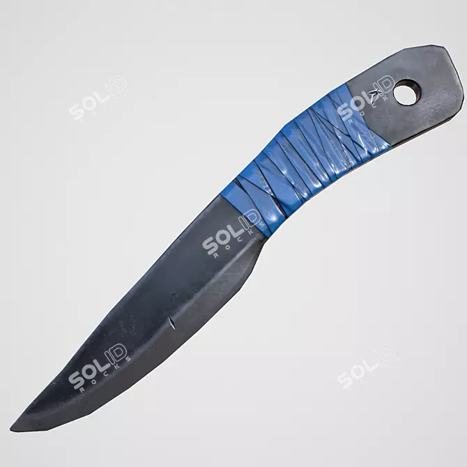 Precision Throwing Knife Set 3D model image 1