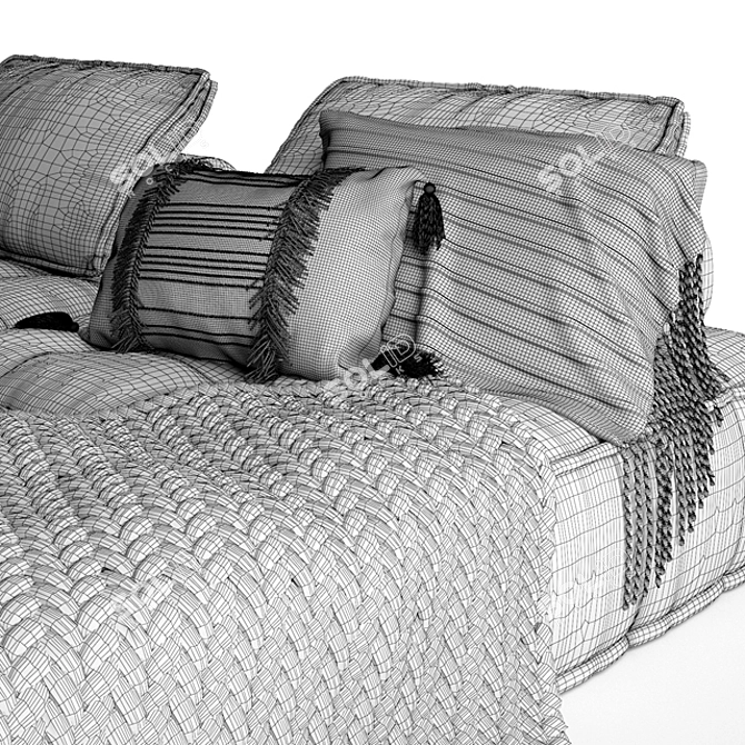 Minimalistic Collins Sofa: Natural Elegance 3D model image 3