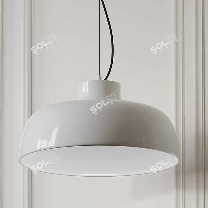 Sleek and Modern: M68 Pendant Light 3D model image 3