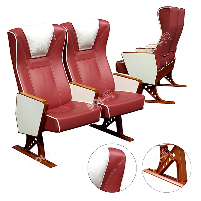 Westmekan Executive Armchair 3D model image 1