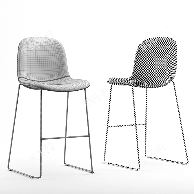 Arrmet Máni Fabric Chair - Sleek and Stylish 3D model image 8