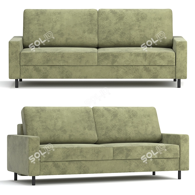 Elsinor Cleopatra Sofa: Luxury and Elegance for Your Home 3D model image 1