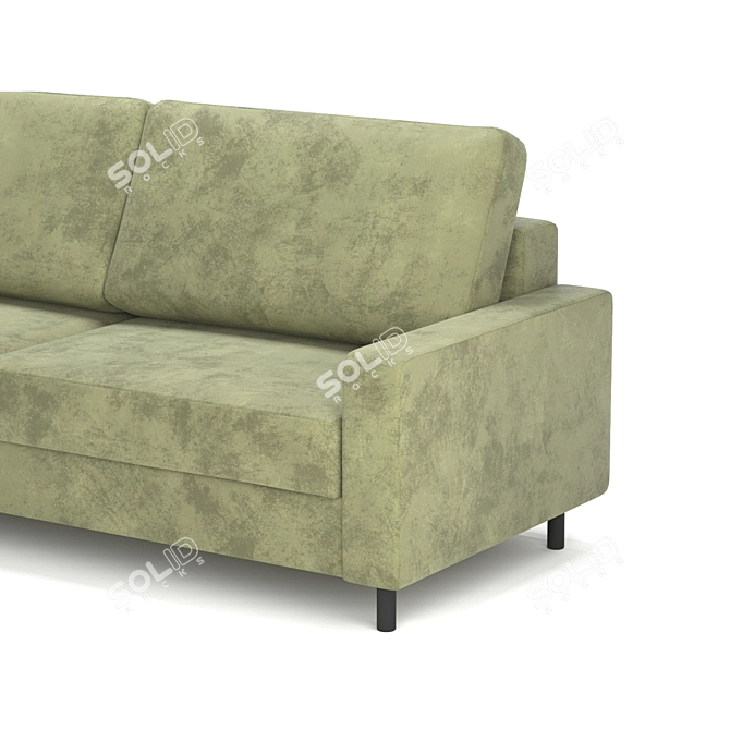 Elsinor Cleopatra Sofa: Luxury and Elegance for Your Home 3D model image 3