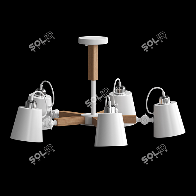 Arte Lamp Oscar Ceiling Chandelier 3D model image 2