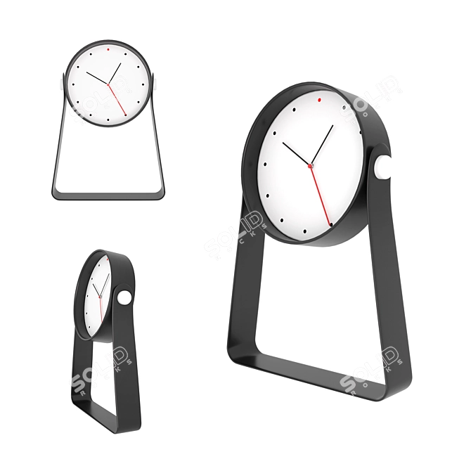 Minimalist Table Clock: GNISSLA IKEA 3D model image 1