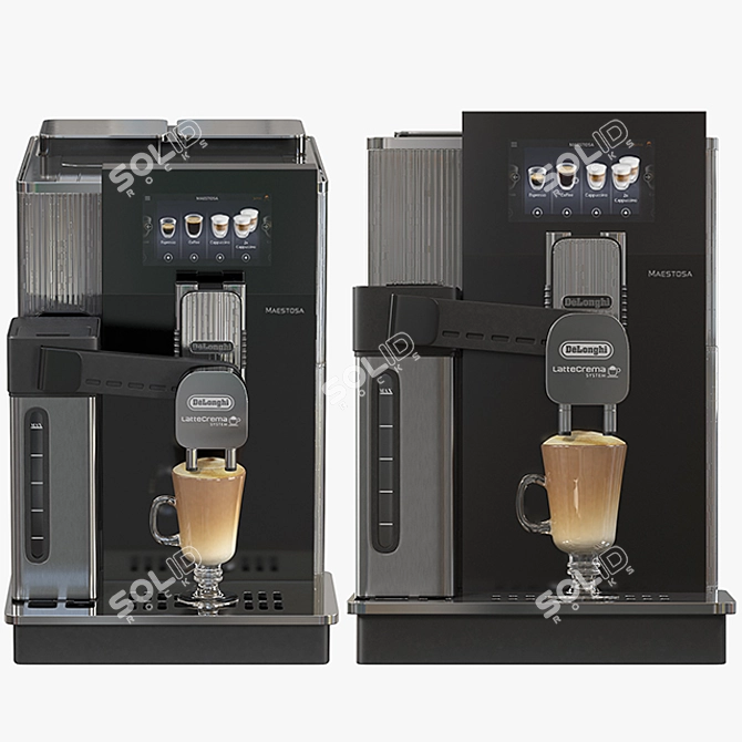 Delonghi Maestosa EPAM960.75.GLM: Exceptional Multi-format Coffee Machine 3D model image 1