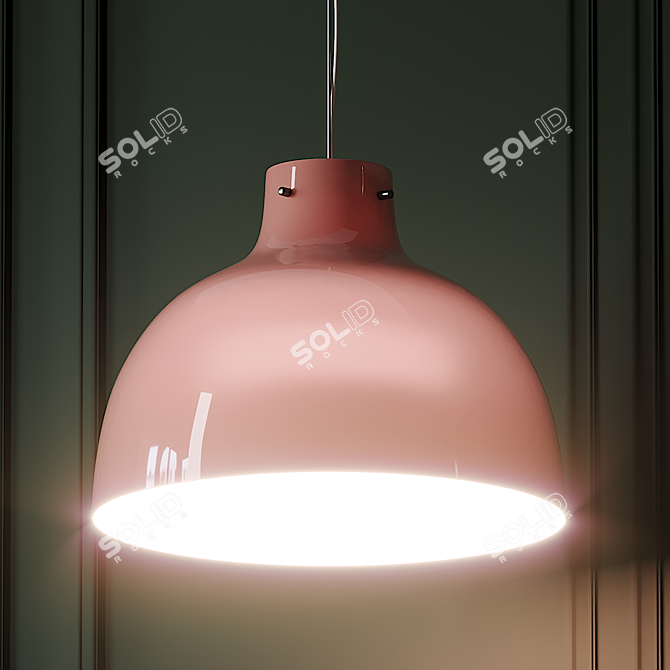 Elegant Bellissima Pendant Light 3D model image 2