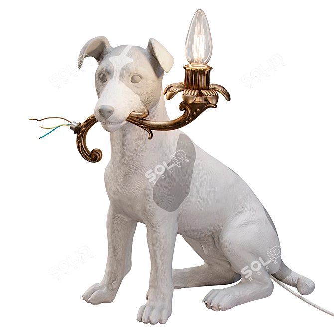 Canine Glow: 5 Minute Companion 3D model image 1