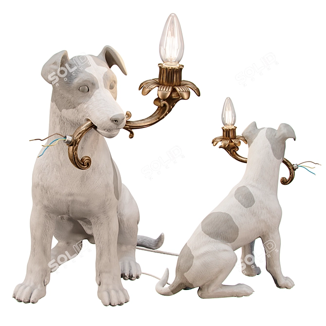 Canine Glow: 5 Minute Companion 3D model image 2