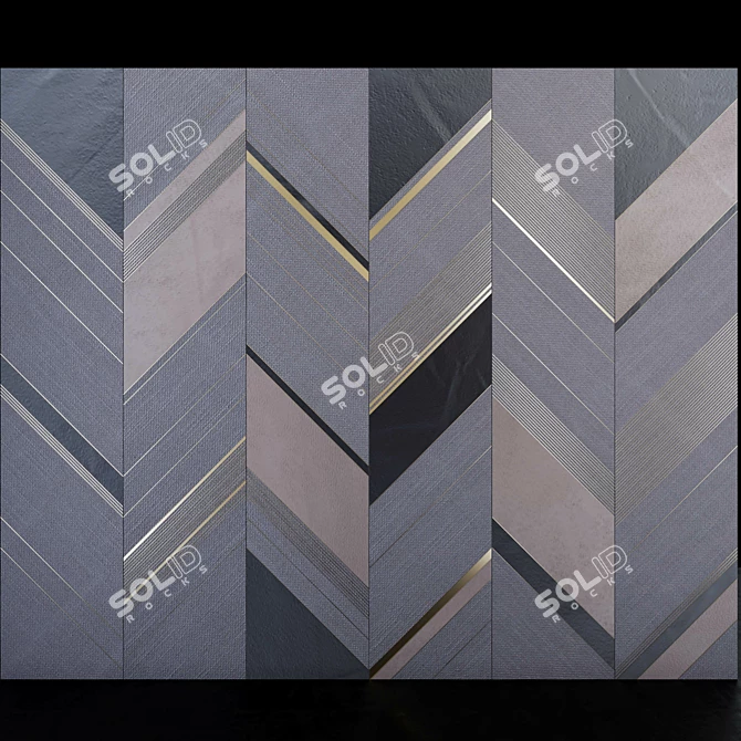 Modern Decorative Wall Panel - PN55 3D model image 1