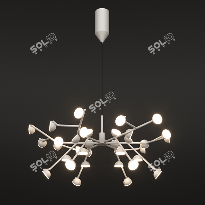 Modern OM Chandelier - ADN 6260 3D model image 1