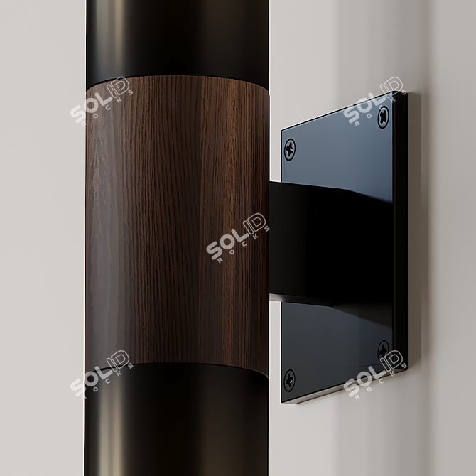 Refined Elegance: Voyager Wall Sconce 3D model image 2