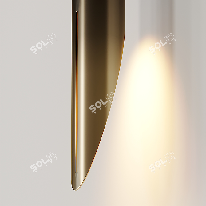 Refined Elegance: Voyager Wall Sconce 3D model image 3