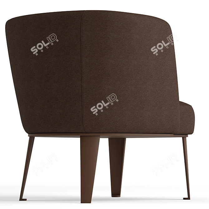 Elegant True Design Clara Armchair 3D model image 3