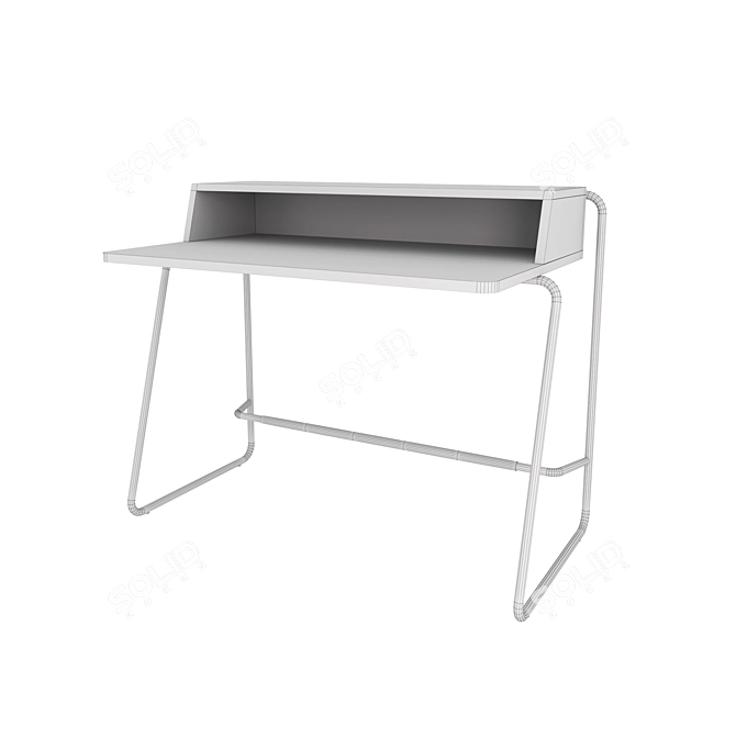 Stylish Thonet Writing Desk - Elegant Workspace 3D model image 3