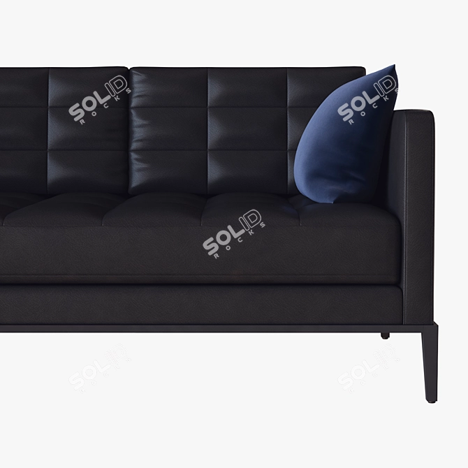Sleek Comfort: Ac Lounge Sofa 3D model image 2