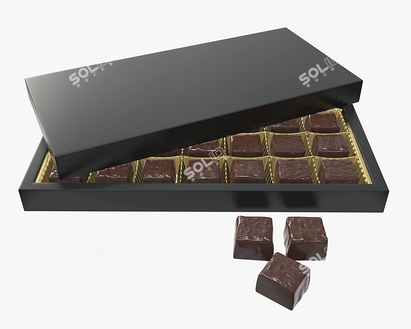 Sweet Treats Chocolate Candy Package 3D model image 2