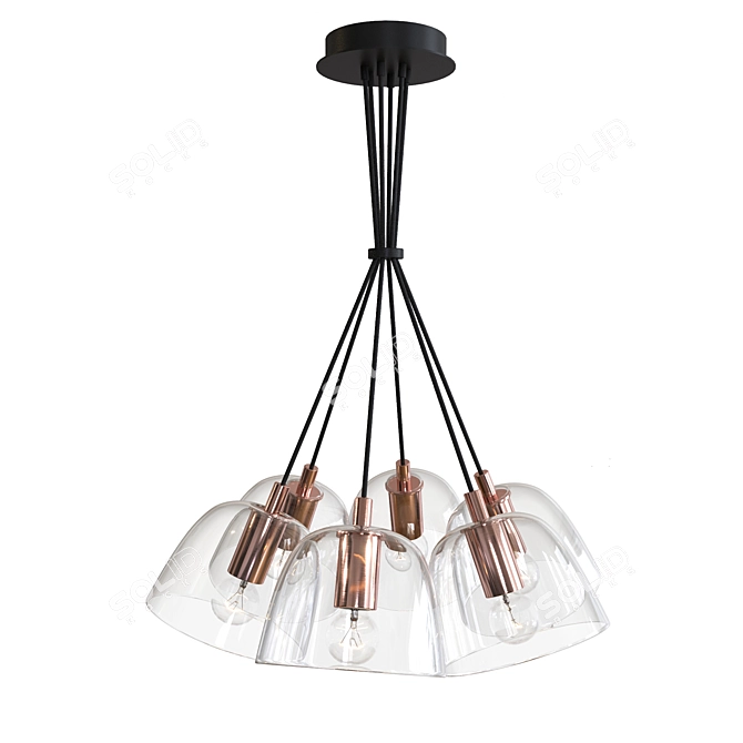 Elegant Lumion Joseph Chandelier 3D model image 1