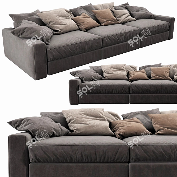 Ultra Comfort Flexform Beauty Sofa 3D model image 2