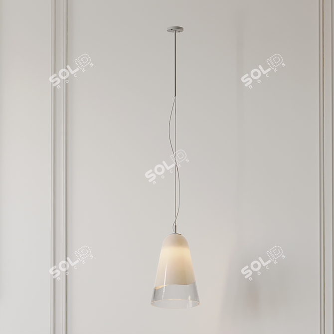 Elegant Domi Pendant Lamp 3D model image 3