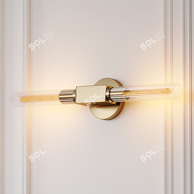 Canelle Wall Sconce: Elegant Illumination by Beaux Arts 3D model image 3