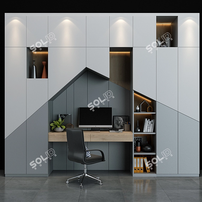 Efficient Workspace Solution 3D model image 1