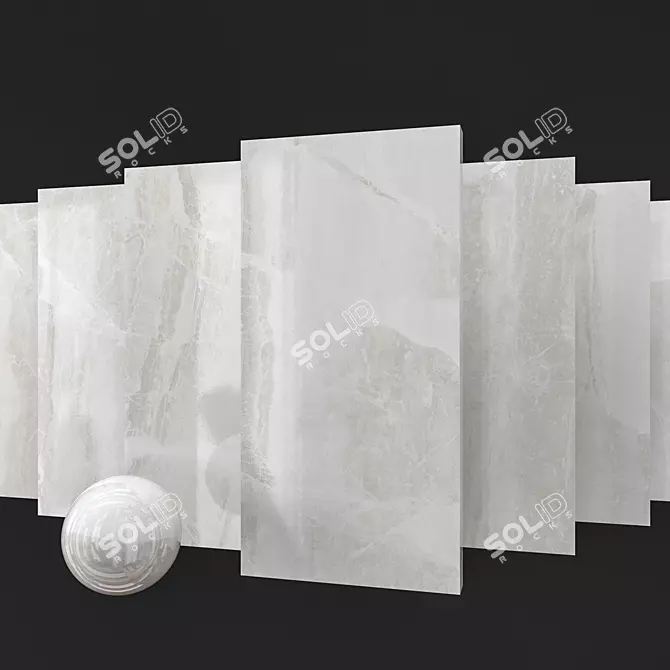 Verona Bone Marble: High-Definition Textures 3D model image 1