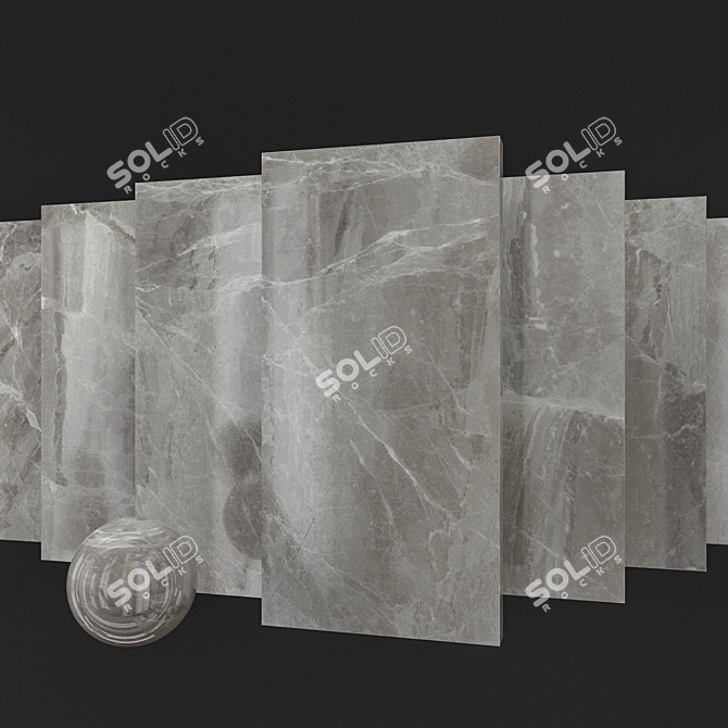 Elegant Verona Marble: 80x160 cm, 10 HD Textures 3D model image 1