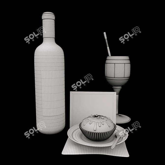 Essential Kitchen Accessories 3D model image 3