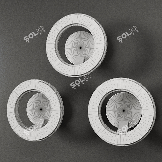 Electron Wall Light 3D model image 3